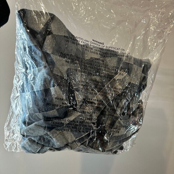 Dressed In Lala Checkered Denim Jumpsuit - Picture 6 of 7